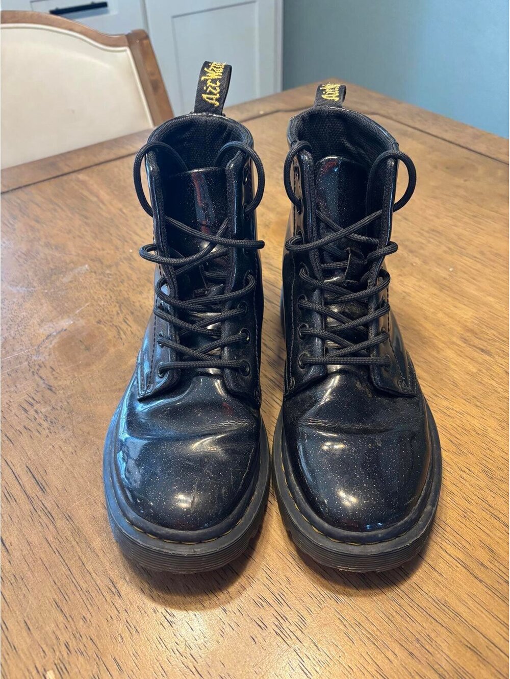 Dr. Martens Luana Glitter Lace-Up Boots – Women’s Size 6